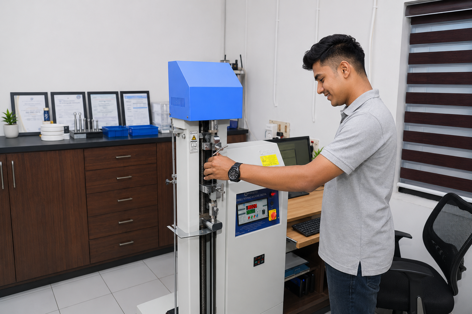 Tensile testing per ASTM D412