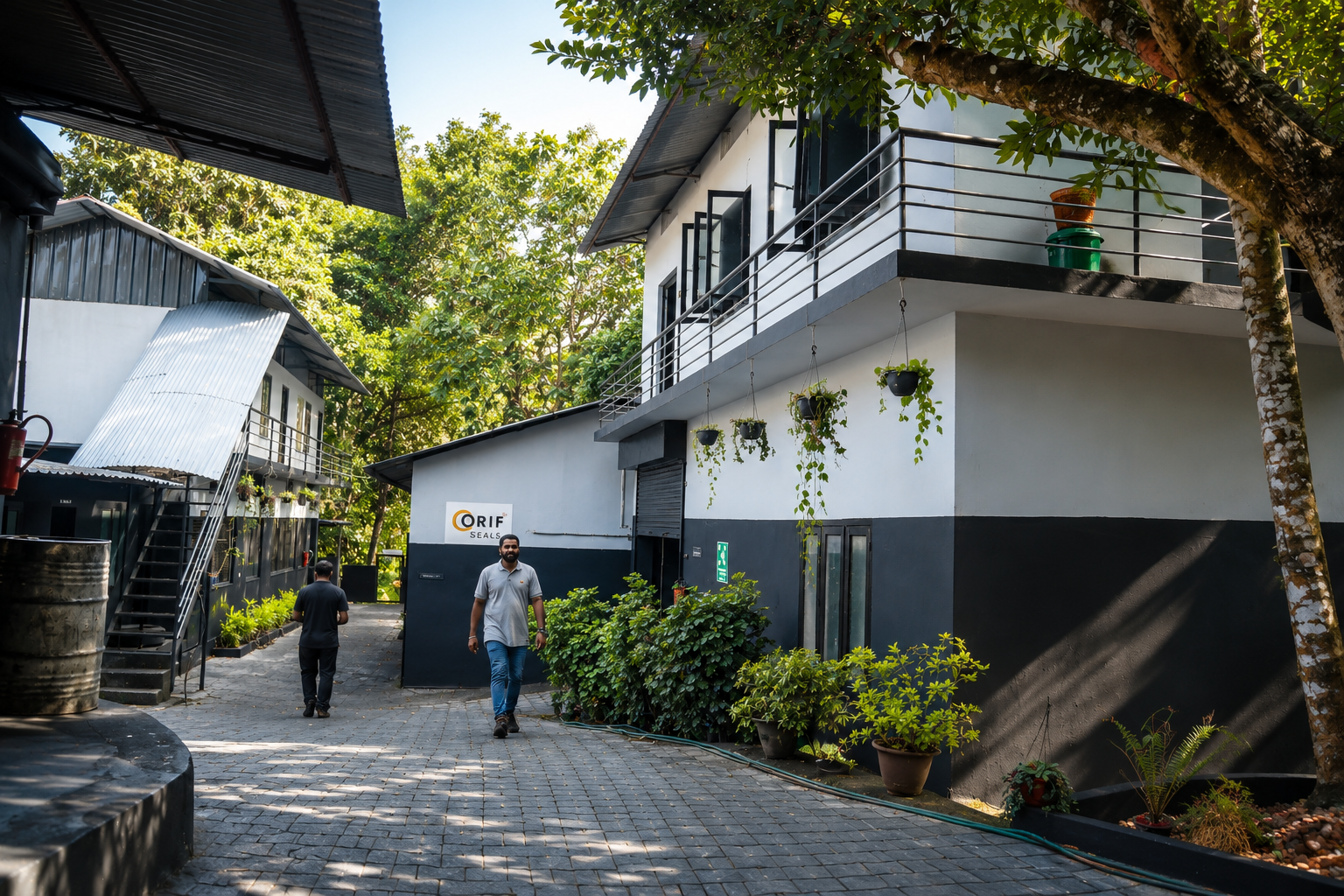 Orif Seals facility entrance in Naranganam, Kerala